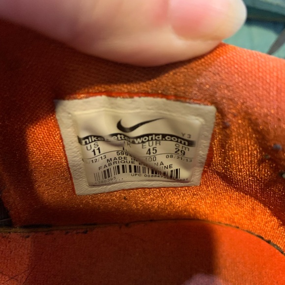 Nike size 11 KD Kevin Durant blue and orange mens - Picture 4 of 4